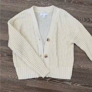 Size XS Pop Sugar Cream knitted cardigan